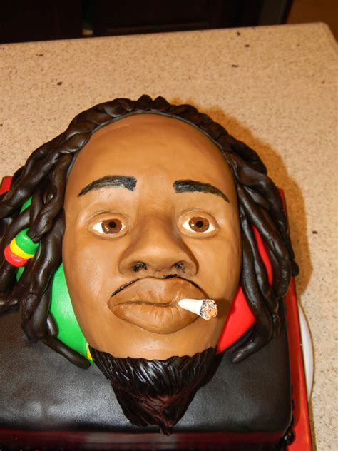 Bob Marley Rasta Man Cake