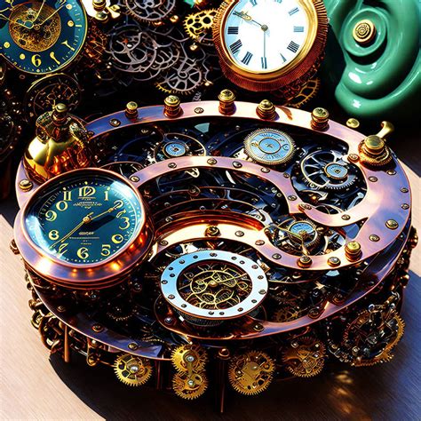 Steampunk Clock by AllAiAlways on DeviantArt