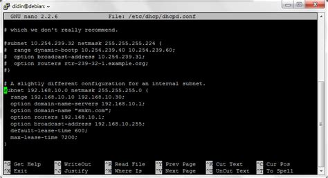 Cara Mudah Instal Dan Konfigurasi Dhcp Server Pada Linux Debian Untuk