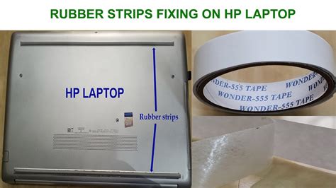 RUBBER STRIPS FIXING ON HP LAPTOP YouTube