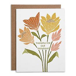 Thankful For Your Friendship Greeting Card | Paper Source