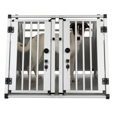 Cage De Transport Double Aluride Pour Chien Pas Cher