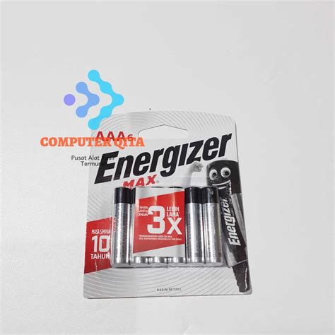 Jual Baterai Battery Batere Energizer Max Aaa A Isi Aaa