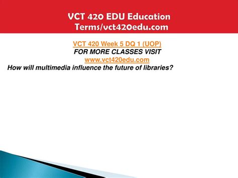 Ppt Vct Edu Education Terms Vct Edu Powerpoint Presentation