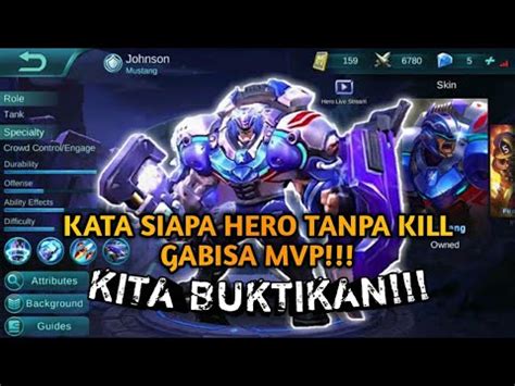 Tank Terkuat Tahun Meski Ditoxic Johnson Tetap Kuat Mlbb