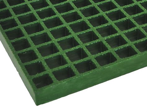 Fibergrate Green Molded Grating Corvex Resin Type 8 Ft Span Grit Top Surface 4atr8 878800