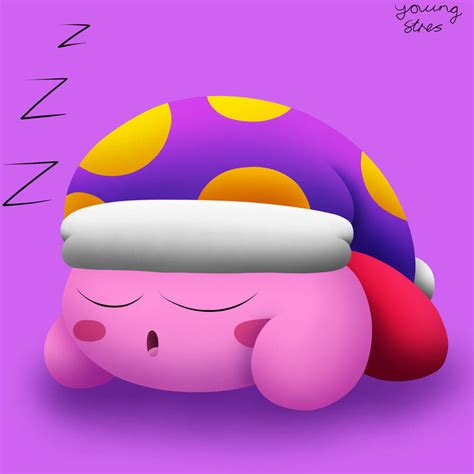 Sleep Kirby By Youngstres On Deviantart