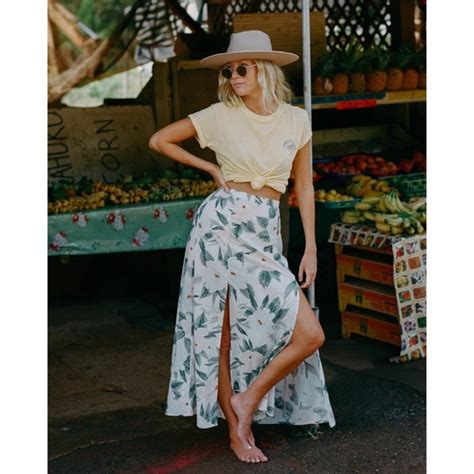 Billabong Skirts Billabong X Salty Blonde Floral Peachy Keen Skirt