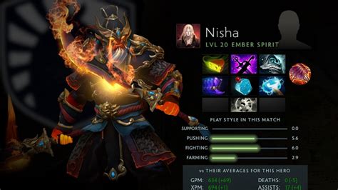 Dota Replay C Nisha S Mid Ember Spirit Top Core Team Liquid