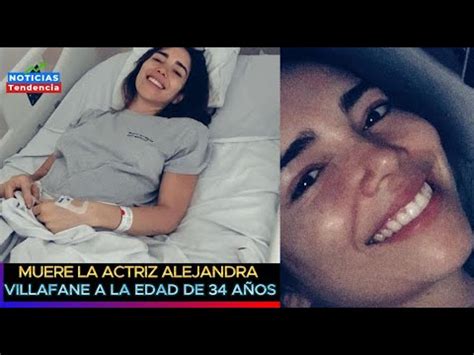 Muere la actriz Alejandra Villafane a la edad de 34 años