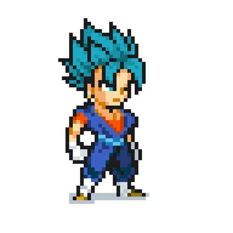 Gogeta Ssj4 Pixel Art Dibujos En Cuadricula Dibujo De Goku Dibujos