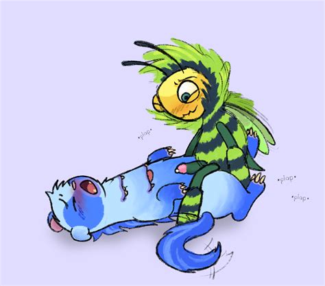 Rule 34 2monsters 3 Claws 3 Mouths Anal Sex Anthro Anthro Only Bee Biting Lip Biting Own Lip