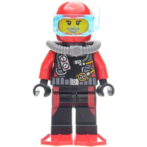 LEGO Deep Sea Female Diver Minifigura de la librería Brick Owl LEGO