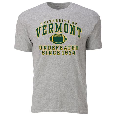 Undefeated Football T Shirt The Uvm Bookstore