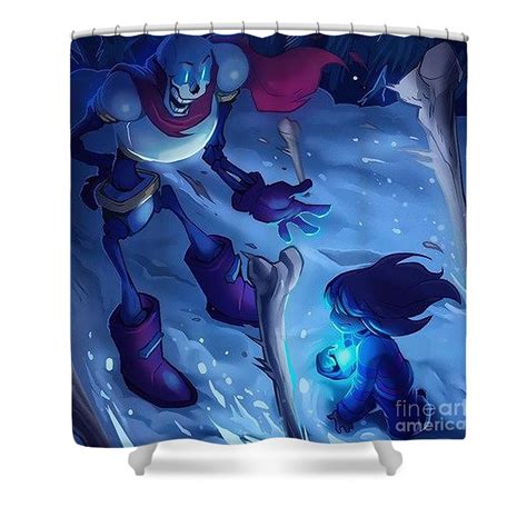 Undertale Papyrus Shower Curtain | Undertale Merch