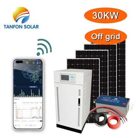 Energy Products 30kw Solar Energy For Home Three Phase Solar System Tanfon Solar Power System