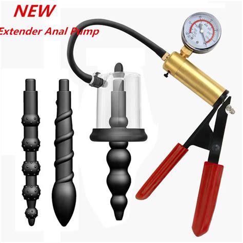 New Manual Anal Pump Rosebud Pump Vacuum Sucking Prostate Massage Butt