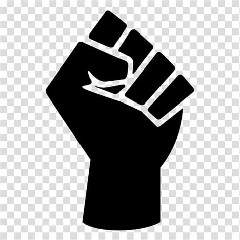 Raised Fist Black Power Black Panther Party Symbol Symbol Transparent