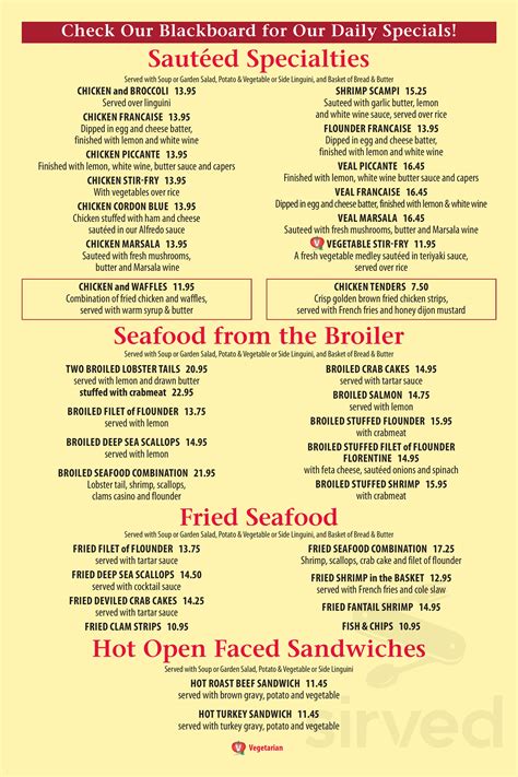 Stafford Diner Menu In Manahawkin New Jersey Usa