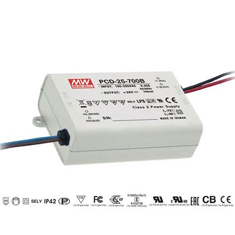 Mean Well Vx A Constant Current Dimmable Drivers Pcd At