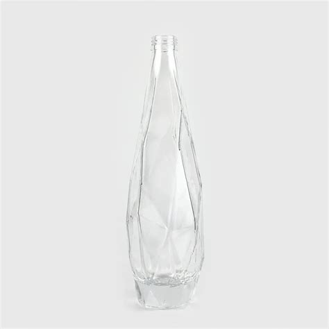 Custom Empty Luxury 750ml 500ml Clear Liquor Spirit Vodka Glass Bottles White Wine Bottles