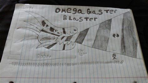 My First Drawing Of A Omega Gaster Blaster Undertale Amino