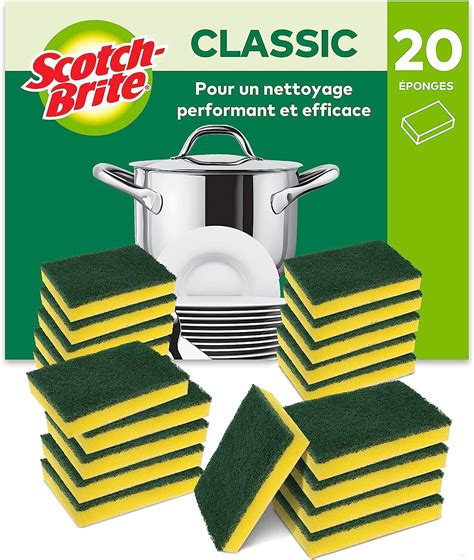 Ponge R Curer Pour Utilisation Intensive Scotch Brite Classic