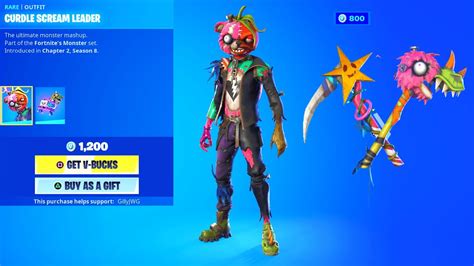 New Curdle Scream Leader Skin Set Fortnite Item Shop Youtube