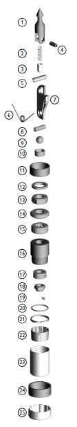 H Core Barrel Core Barrels Sandvik Coring In Hole Tools