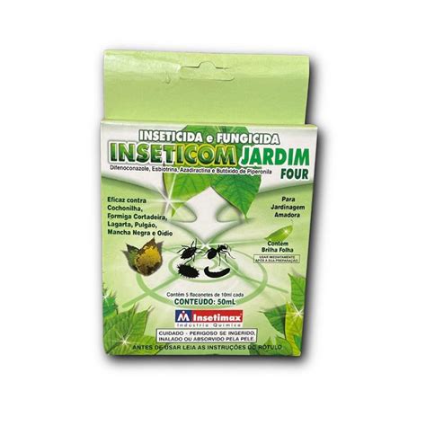 Inseticida E Fungicida Iseticom Jardim Ml Efic Cia Garantida Sens