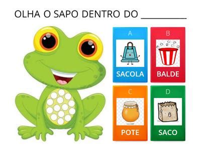 Trava L Ngua O Sapo Dentro Do Saco Recursos De Ensino