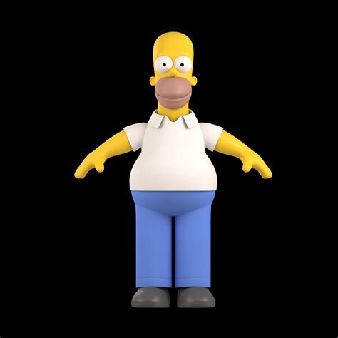 Homer Simpson 3d Model 3d Model Cgtrader