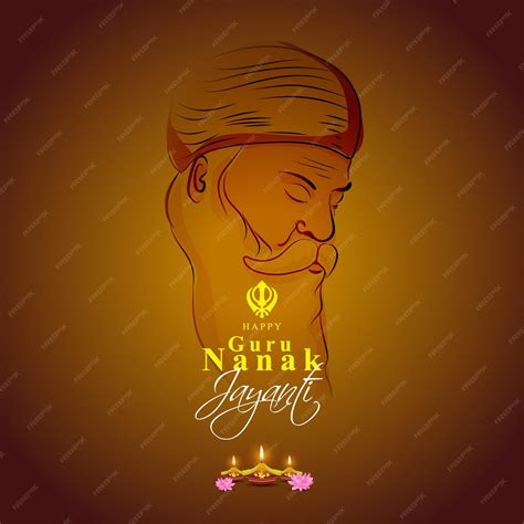 Premium Vector Vector Illustration For Indian Festival Guru Nanak Jayanti