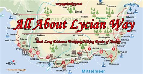 The Lycian Way Worlds Best Long Distance Trekkinghiking Route