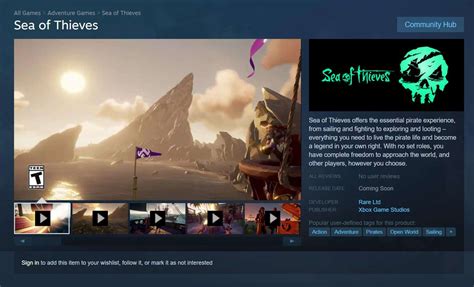 Sea Of Thieves Steam Release Is Imminent Pc Guide