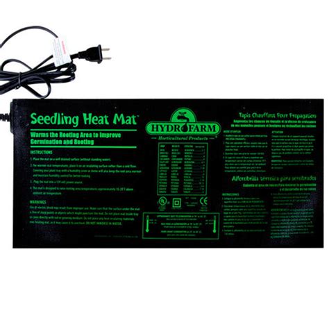 Hydrofarm Seedling Heat Mat 9x 195′ 17watt The Grow Shop Ltd