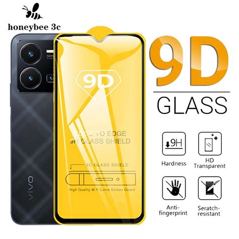 9D Full Tempered Glass VIVO Y02t Y27 Y36 Y35 Y16 Y02 Y02s Y22s Y22 Y01