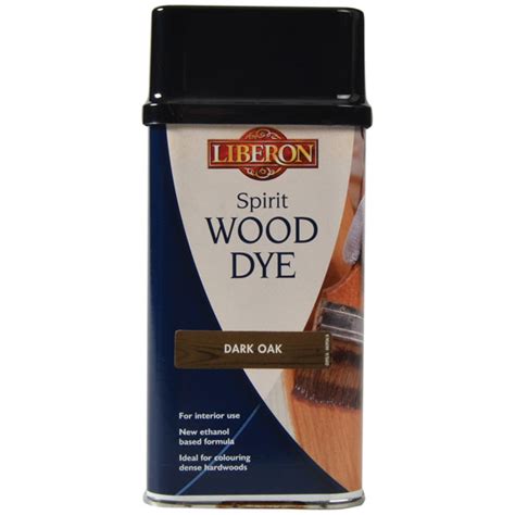 Liberon 014432 Spirit Wood Dye Dark Oak 250ml Rapid Online