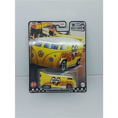 Hot Wheels Boulevard Volkswagen Drag Bus Dragbus DB Mooneyes Shopee