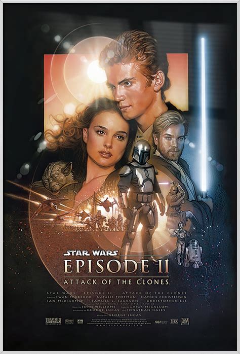 Star Wars: Episode II - Attack Of The Clones - Framed Movie Poster ...