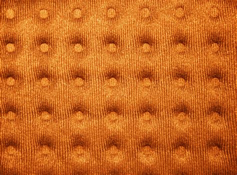 Orange Tufted Fabric Texture – Photos Public Domain