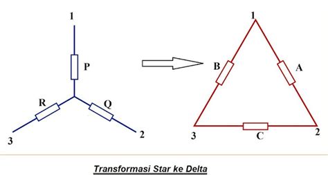 Transformasi Star Delta Transformasi Rumus Dan Diagram Belajar Elektronika