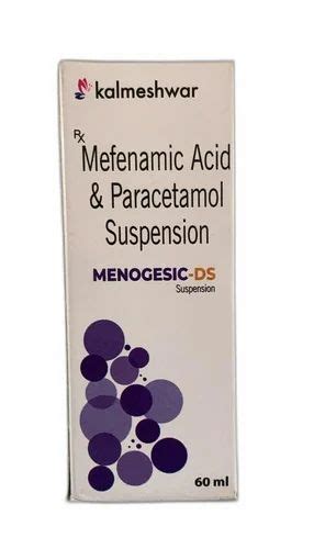 Mefenamic Acid Paracetamol Suspension 250 Mg At Rs 75 Bottle In