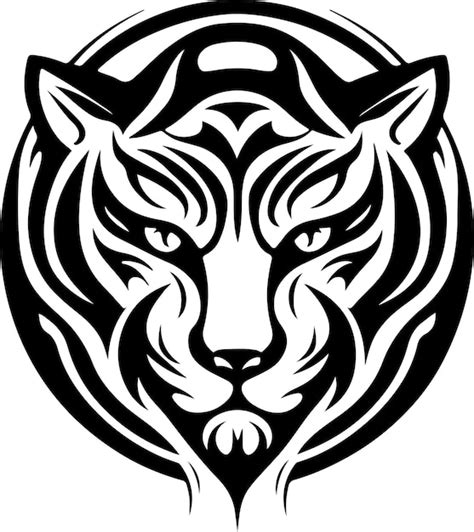 Premium Vector Vector Illustration Of Tiger Head With Ornament