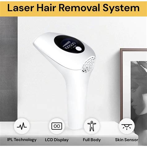 Laser Hair Removal Kit Ipl Hair Removal Device White Big W