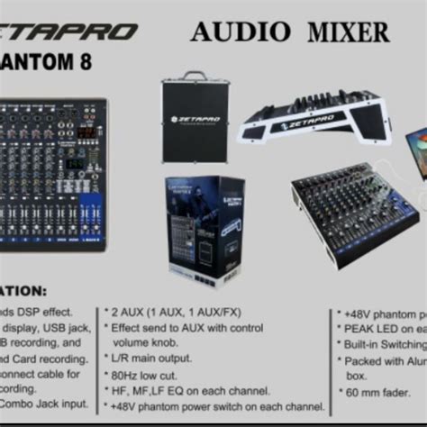 Jual Mixer Zetapro Phantom 8 Original Shopee Indonesia