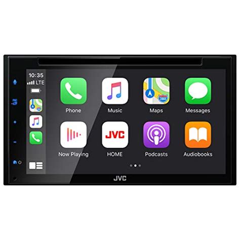 JVC Apple CarPlay Multimedia Player Double DIN Receiver W Capaca