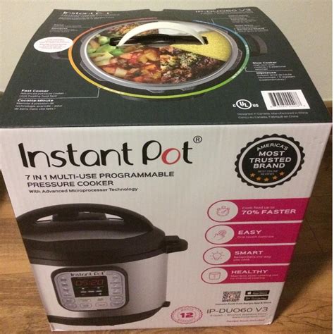 Instant Pot Duo En 1 Autocuiseur Multifonction Autocuiseur Cocotte