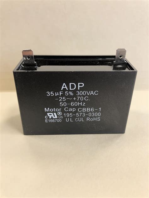 Adp E J Uf Vac Capacitor Capacitor Industries