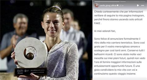 Fisco Camila Giorgi Rompe Il Silenzio Su Di Me Solo Fake News